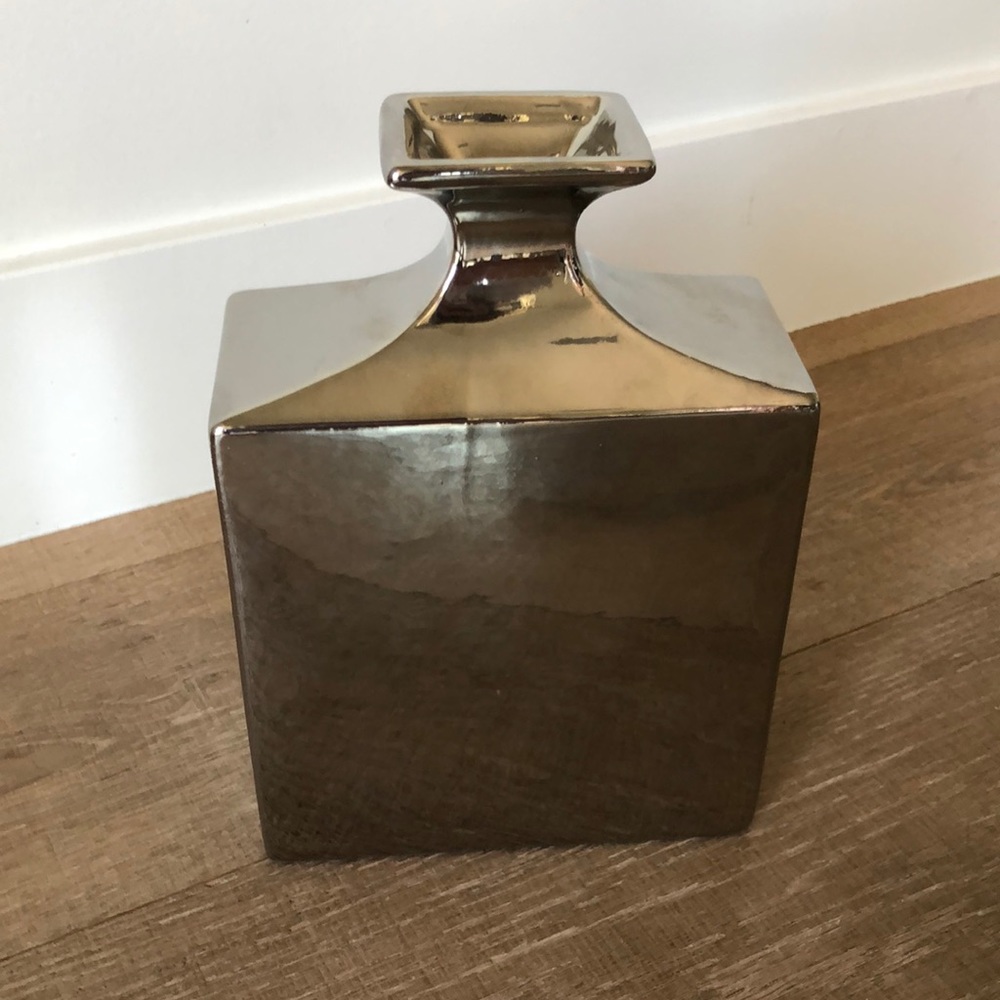 Chrome Vase